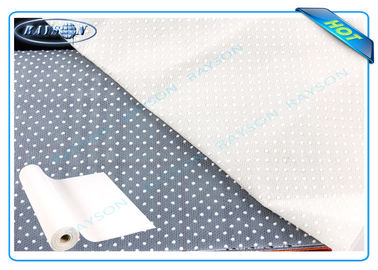 160 سم -240 سم أثاث PP أبيض أو رمادي غير منسوج مع نقطة PVC تستخدم كأريكة أو أغطية أسفل المرتبة